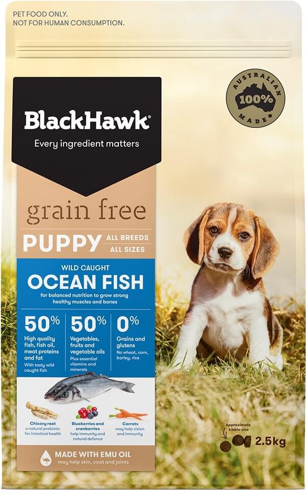 grain free puppy ocean fish